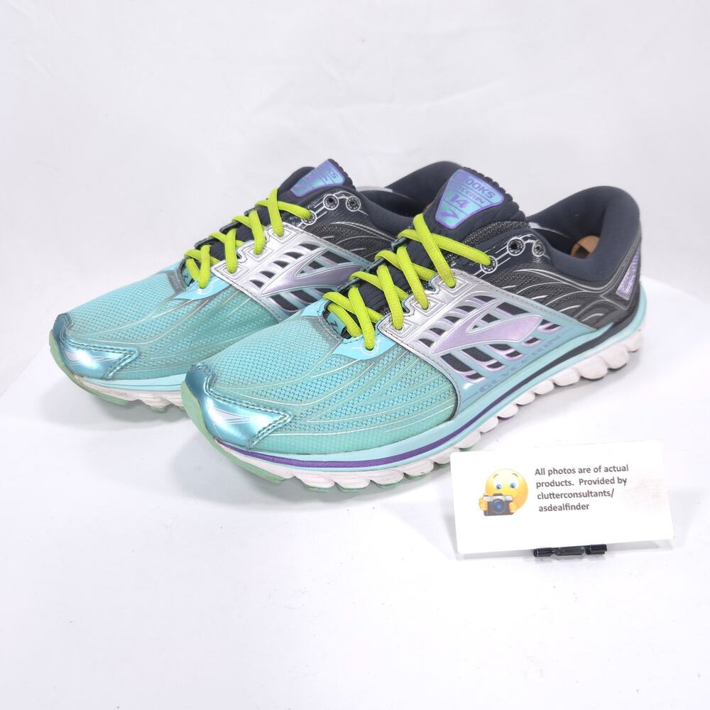 Brooks Glycerin 14 Athletic Running Shoe Womens Size 10 1202171B444 Blue Black